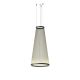 Suspension conique ARRAY Ø55 cm Vibia, H 113 cm coloris vert 