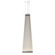 Suspension conique ARRAY Ø55 cm Vibia, H 193 cm coloris beige 