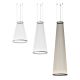 Suspension conique ARRAY Ø55 cm Vibia, H 193 cm coloris beige 