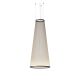 Suspension conique ARRAY Ø 83 cm Vibia, H 193 cm, coloris beige