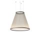 Suspension conique ARRAY Ø 124 cm Vibia, H 110 cm coloris beige