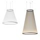 Suspension conique ARRAY Ø 124 cm Vibia, H 190 cm coloris beige