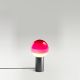 Lampe de table DIPPING LIGHT Marset, pied graphite, verre rose