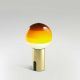 Lampe Baladeuse DIPPING LIGHT Marset laiton brossé, ambre