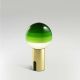 Lampe Baladeuse DIPPING LIGHT Marset laiton brossé, vert