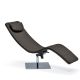 Chaise longue CASANOVA Cattelan Italia, pied inox et argile 