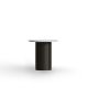 Table d'appoint DUNE Punt, silestone calacata et base noire