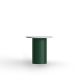 Table d'appoint DUNE Punt, silestone calacata et base verte