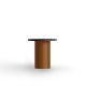 Table d'appoint DUNE Punt, silestone marquina et base ambre