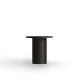 Table d'appoint DUNE Punt, silestone marquina et base noire