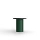 Table d'appoint DUNE Punt, silestone marquina et base verte