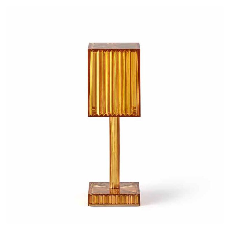 Lampe de Table sans fil GATSBY Prisma, finition ambre