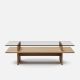 Table basse rectangulaire 120 x 60 cm PARALLEL Woud