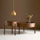 Table d'appoint et basse bois ARC avec rangement Woud