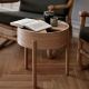 Table d'appoint bois ARC avec rangement Woud