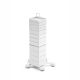 Colonne de rangement SPINNY Acier blanc- blanc B-Line
