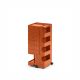 Chariot rangement BOBY B47 paprika B-Line