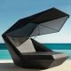 Daybed noir FAZ Vondom