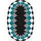 Tapis outdoor ovale multicolore MARQUIS Vondom