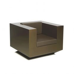 Fauteuil lounge bronze VELA Vondom