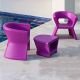 Fauteuil PAL pourpre Vondom