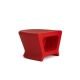 Table basse pouf rouge PAL Vondom