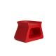 Table basse pouf rouge PAL Vondom