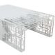 Table basse outdoor & 2 gigognes blanches CUBICAL Coco & Co