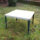 Table basse outdoor blanc/pieds noirs commande spéciale TABLASIC Coco & Co
