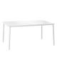 Table rectangulaire blanche alu YARD Emu