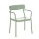 Fauteuil empilable vert menthe GRACE Emu