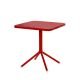 Table pliante rouge cerise, 70 x 70 GRACE  Emu