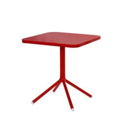 Table pliante rouge cerise, 70 x 70 GRACE  Emu