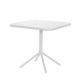 Table pliante rouge blanche, 80 x 80 GRACE  Emu