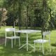 Table pliante et chaises blanches GRACE Emu