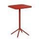 Table de bar pliante rouge écarlateGRACE Emu