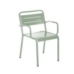 Fauteuil empilable vert menthe URBAN Emu