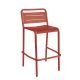 Chaise de bar empilable rouge écarlate URBAN Emu
