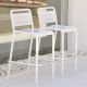 Chaises de bar empilables blanches URBAN Emu