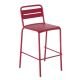 Chaise de bar empilable rouge écarlate STAR Emu