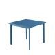 Table carrée bleu mat STAR Emu