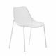 Chaise empilable blanche ROUND Emu