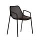 Fauteuil empilable noir ROUND Emu