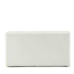 Pouf rectangulaire tissu beige WOW 321 Pedrali