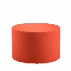 Pouf tissu orange WOW 323 Pedrali