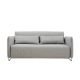 Canapé convertible tissu gris clair CORD Softline