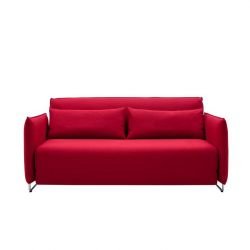 Canapé convertible rouge CORD Softline