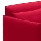 Canapé convertible rouge CORD Softline