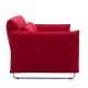 Canapé convertible rouge CORD Softline