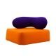 Fauteuil mandarine-violet CHAT Softline